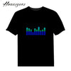 High Quality  Flashing Equalizer EL LED T-Shirt