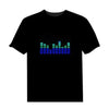 Alphabetic Equalizer LED T-Shirt