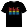 Alphabetic Equalizer LED T-Shirt