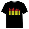 Alphabetic Equalizer LED T-Shirt