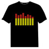 High Quality  Flashing Equalizer EL LED T-Shirt