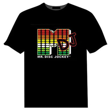 Alphabetic Equalizer LED T-Shirt