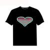 Alphabetic Equalizer LED T-Shirt