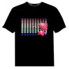 Alphabetic Equalizer LED T-Shirt