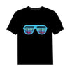 Alphabetic Equalizer LED T-Shirt