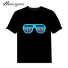 High Quality  Flashing Equalizer EL LED T-Shirt