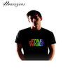 High Quality  Flashing Equalizer EL LED T-Shirt