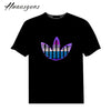 High Quality  Flashing Equalizer EL LED T-Shirt