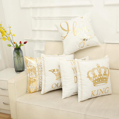 Printed Sofa Seat Cushion Cover
