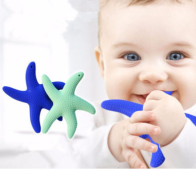 Starfish Shaped Silicone Baby Teether