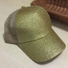 Messy Bun Cotton Sports Mesh Trucker Hat