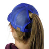 Messy Bun Cotton Sports Mesh Trucker Hat