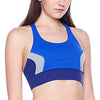 Women's Blocked Seamless Sports Bra